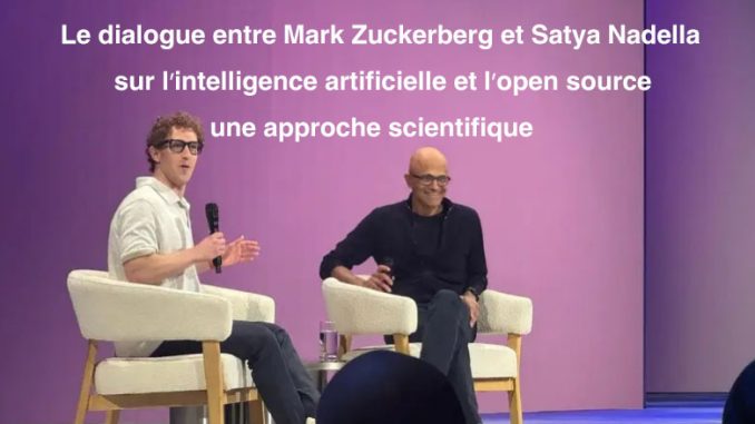 Analyse du texte issu du dialogue entre Mark Zuckerberg et Satya Nadella sur l’intelligence artificielle et l’open source une approche scientifique